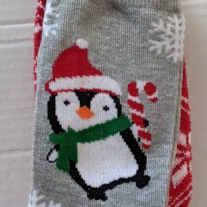 Vintage Red Crew Sock & Cozy Sock Set